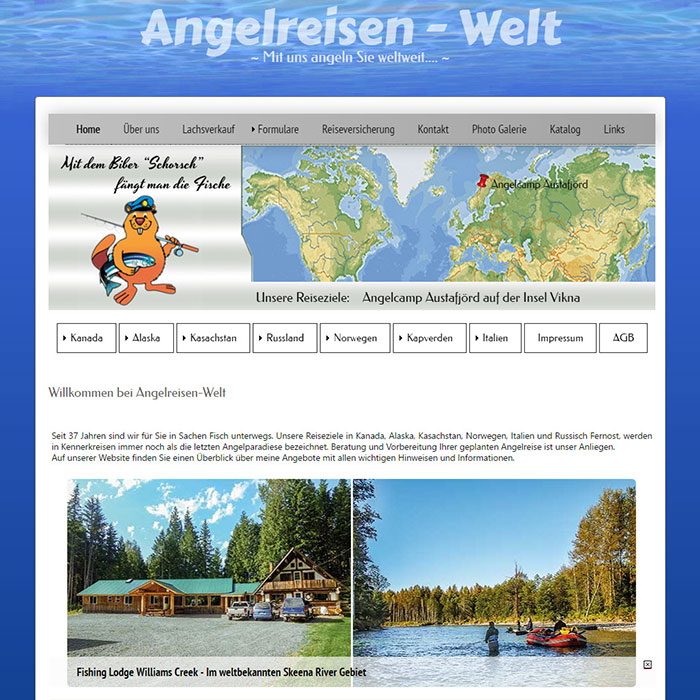 Angelreisen Welt